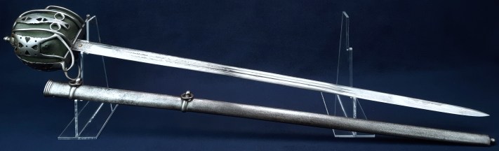 Scottish Victorian 1828 Pattern Infantry Officers Basket Hilt Broadsword 2